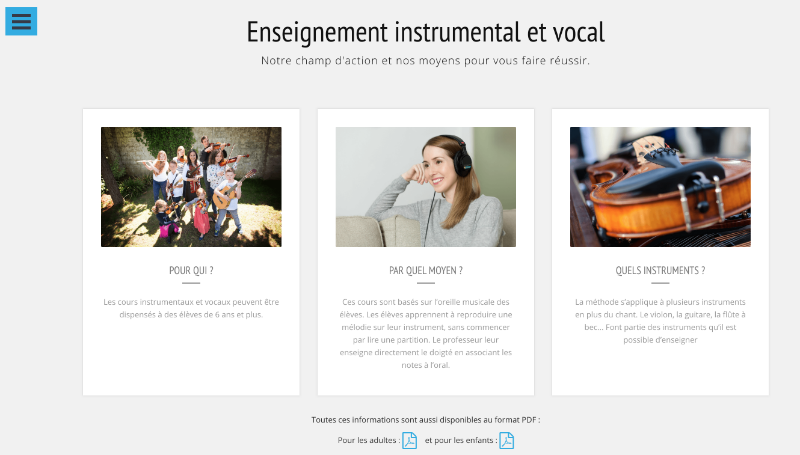 Music for All Website